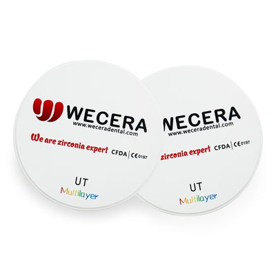 Ultra Translucent Zirconia Ceramic Disc Anterior Multilayer Zirconia Disc