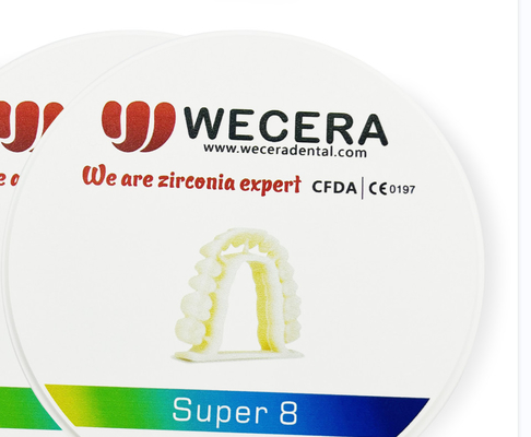 6.0g/cm3 Sintering Density Zirconia Dental Ceramics for Roland/VHF/Imes-icore Compatible Machines
