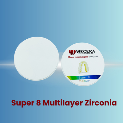 8 Layers Zirconia Ceramic Blocks A1-D4 for Dental Prosthetic Applications