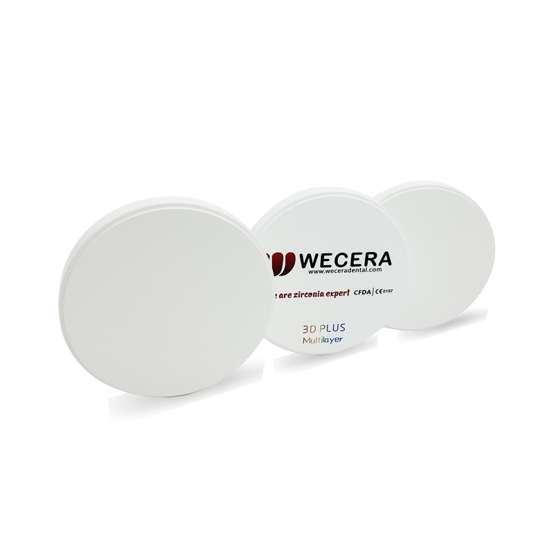 Open System A3 High Translucent Zirconia Multilayer Dental Laboratory Material