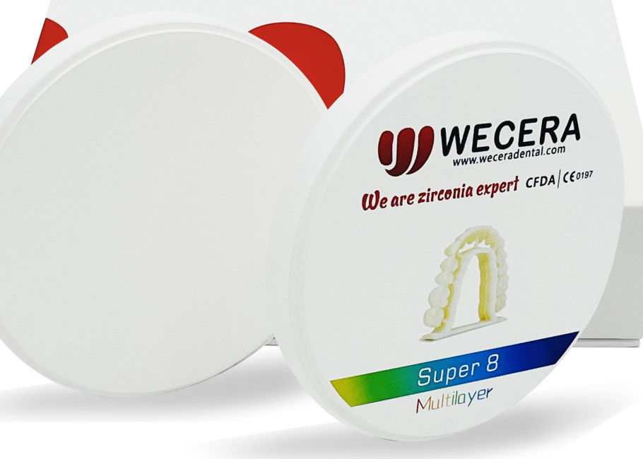 1500 Degree Sintering Program Multilayer Zirconia Block High Density 6.0-6.3gcm3 Designed Amann Girrbach System Dental Solutions