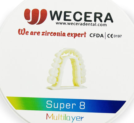 Các khối gốm Zirconia Pre-shaded Máy tương thích Roland VHF Imes icore Được thiết kế để hỗ trợ quy trình làm việc và phục hồi răng